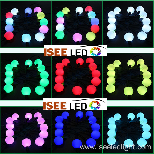 Waterproof hanging 50mm dmx led ball string